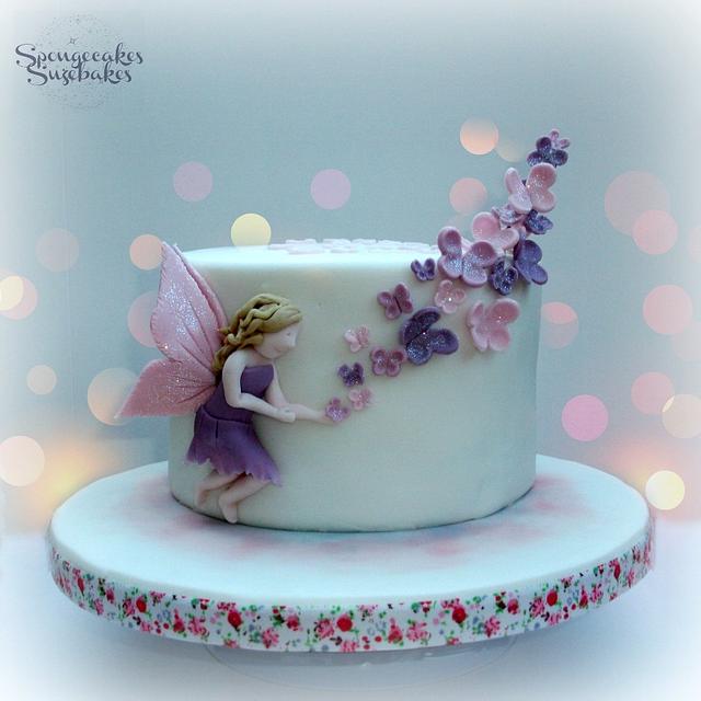 Fairy of the Butterflies Cake Decorated Cake by CakesDecor