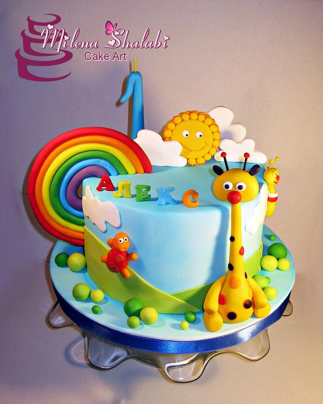 Baby TV for Alex - Cake by Milena Shalabi - CakesDecor