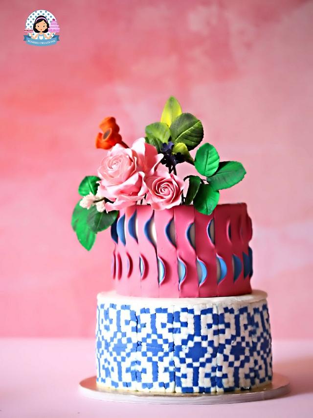 Sugar Flowers & Cakes in Bloom Collaboration - Ekkat Rose Cake