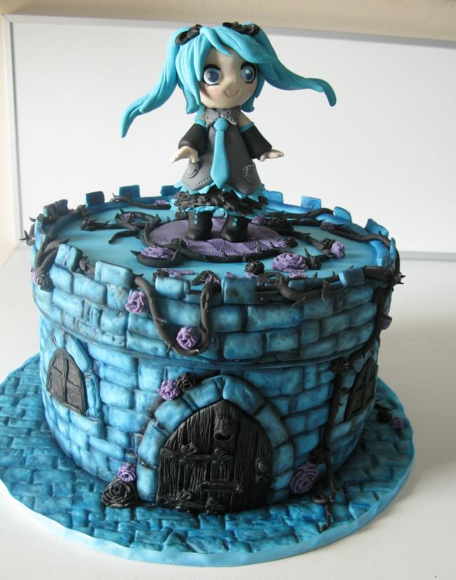 Commission (nadeko birthday cake) by SaiKunn on DeviantArt