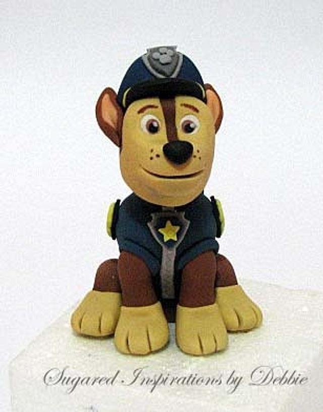 paw patrol sugar paste figures