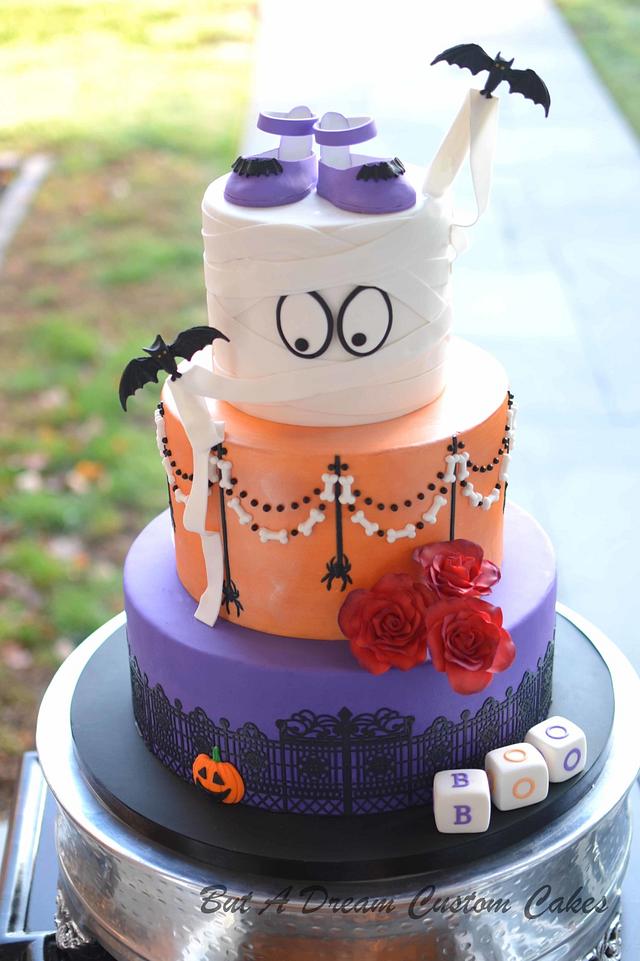 Halloween Baby Shower - Cake by Elisabeth Palatiello - CakesDecor