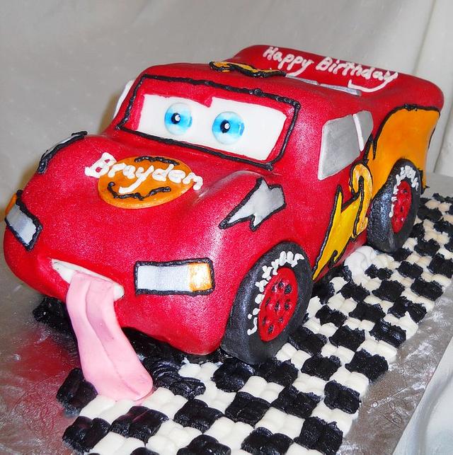 Carved Car Cake - cake by Joyce Nimmo - CakesDecor