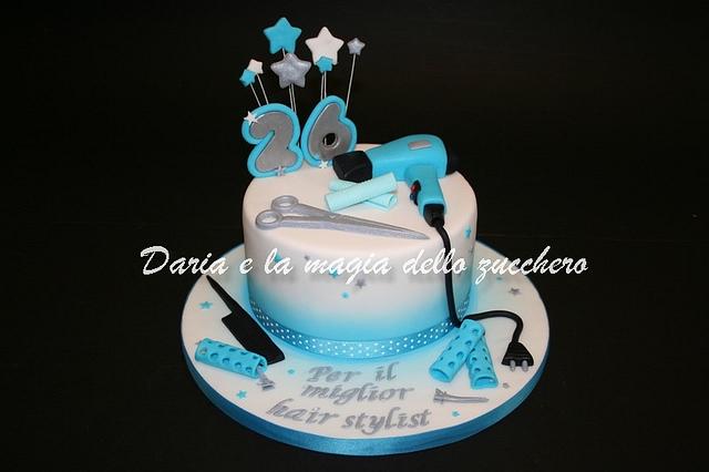 Hair Stylist Cake Cake By Daria Albanese Cakesdecor