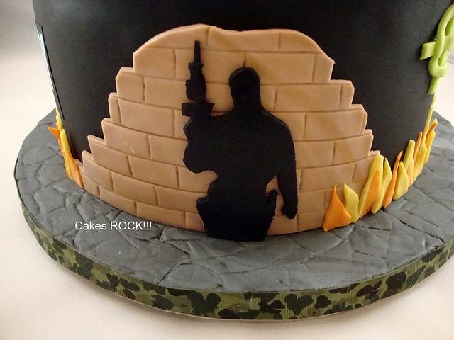 Call of Duty/Black Ops Birthday Cake