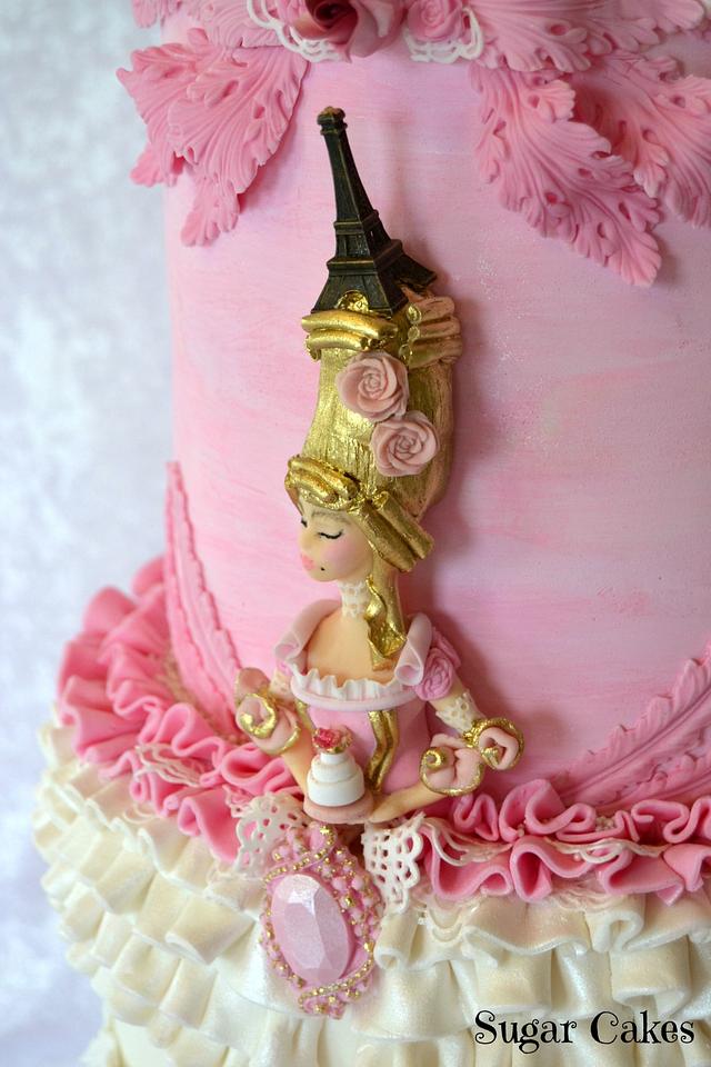 Marie Antoinette Pink Passion - Cake by Sugar Cakes - CakesDecor