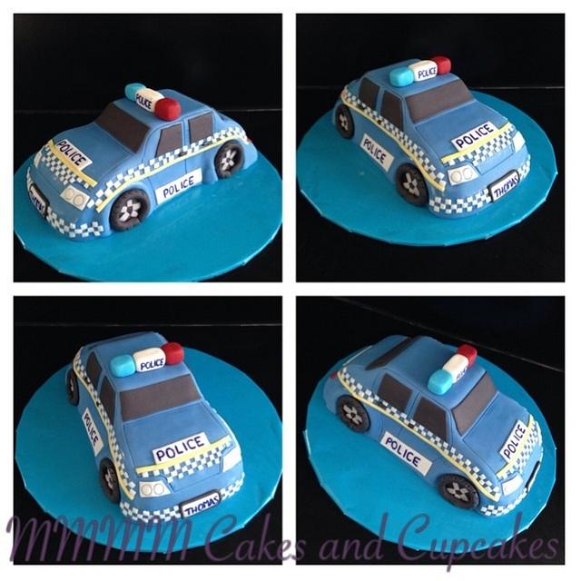 Police car - Cake by Mmmm cakes and cupcakes - CakesDecor