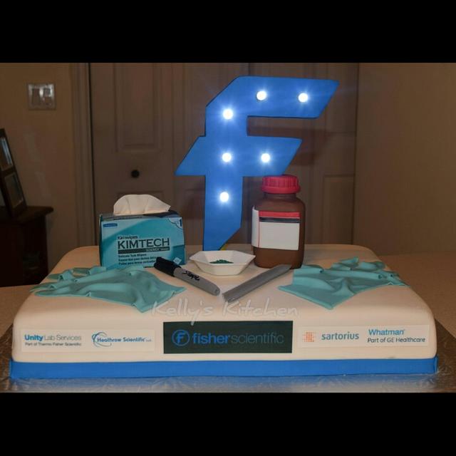 Fisher Scientific Customer Appreciation Day Cake - - CakesDecor