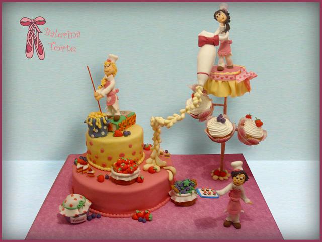 Pastry Chefs Cake Decorated Cake By Balerina Torte Cakesdecor 7319