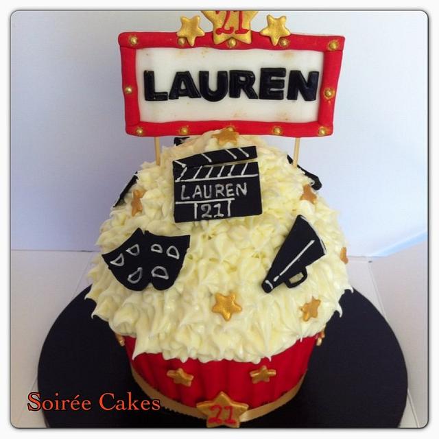 Lights, Camera, Action Decorated Cake by Sharon Patel CakesDecor
