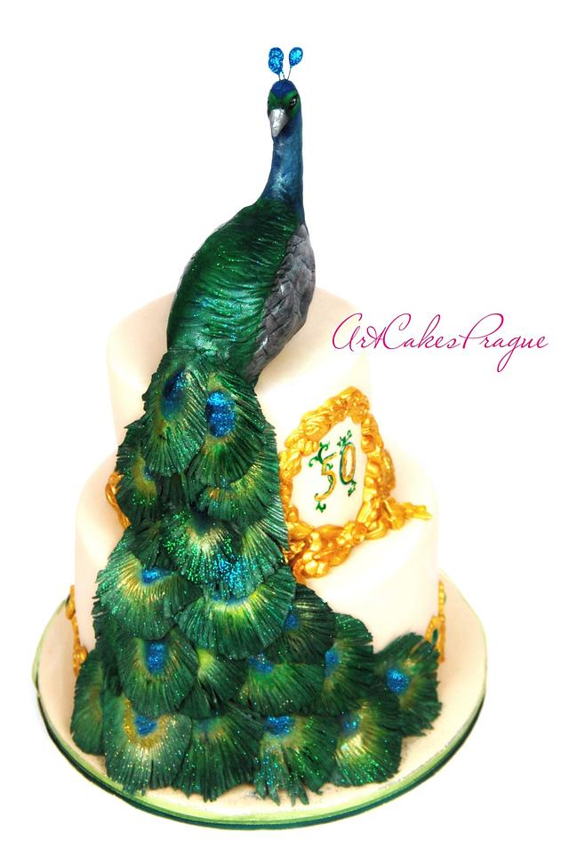 1528-Peacock in Pink – Wedding Cakes | Fresh Bakery | Pastry Palace Las  Vegas
