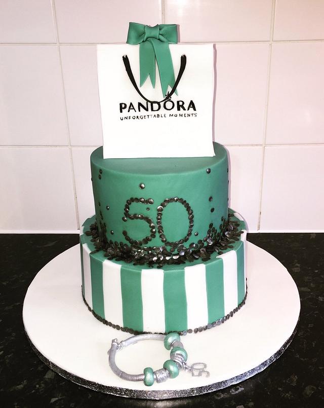 Pandora 50 charm - Decorated Cake by Maria-Louise Cakes - CakesDecor