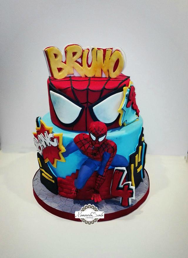 Spiderman - Decorated Cake by manuela scala - CakesDecor