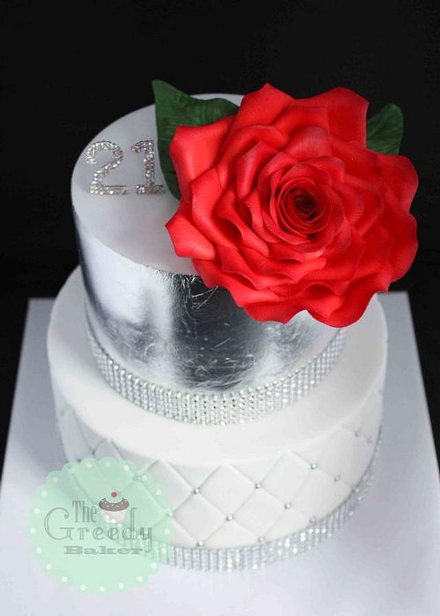 Glitz & Glamour Cake Decorated Cake by Kate CakesDecor