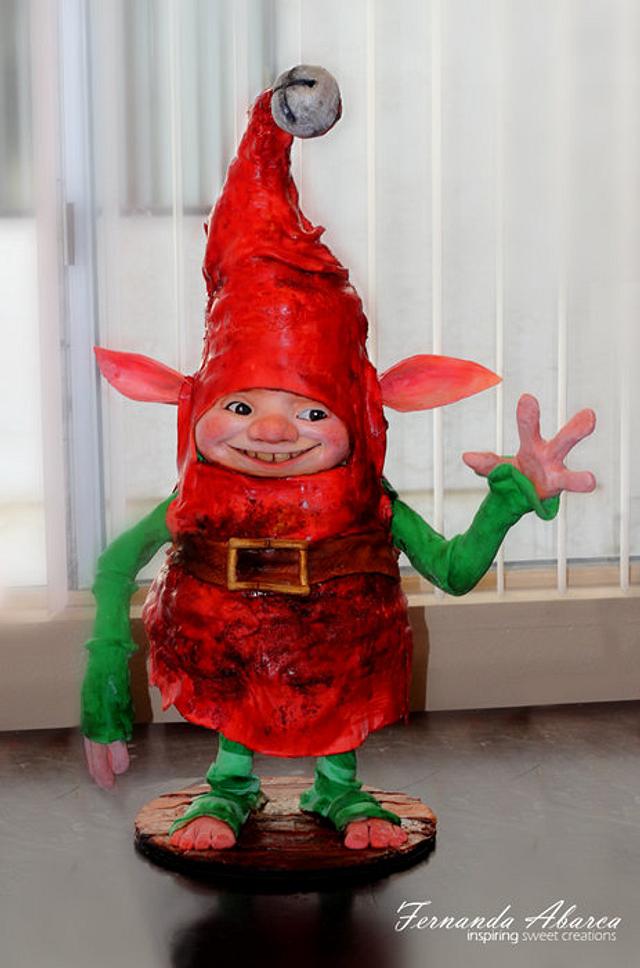 Elf Cake Cake by Fernanda Abarca CakesDecor