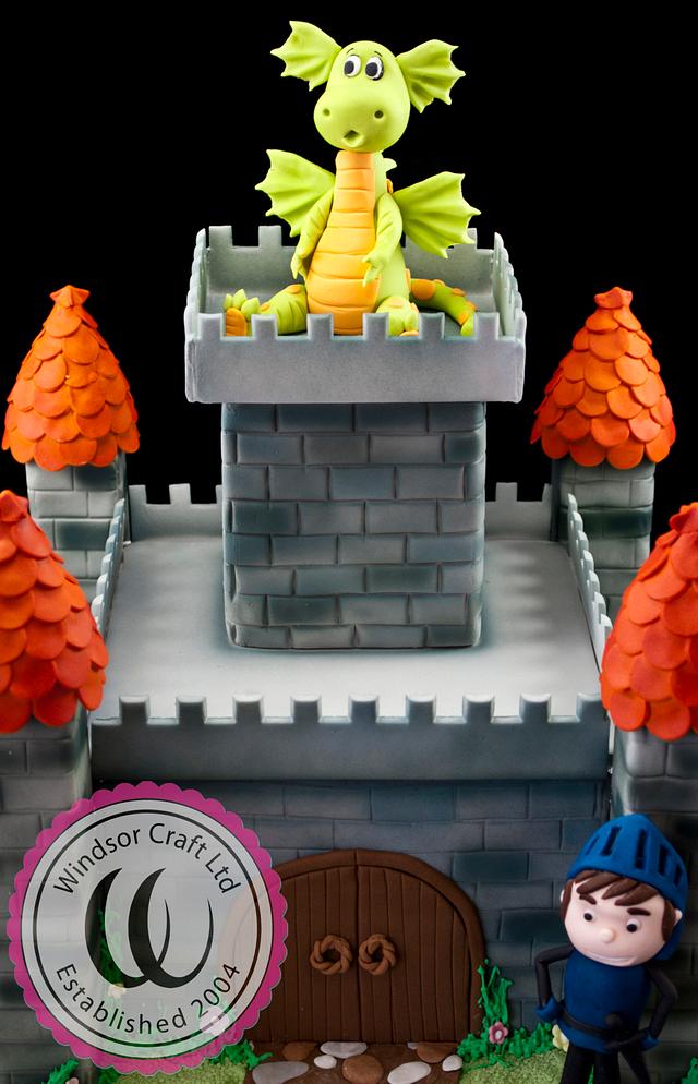 Dragon Guarded Castle Cake!