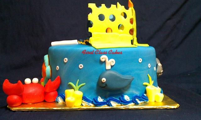 Sea Animals/Under the sea cake