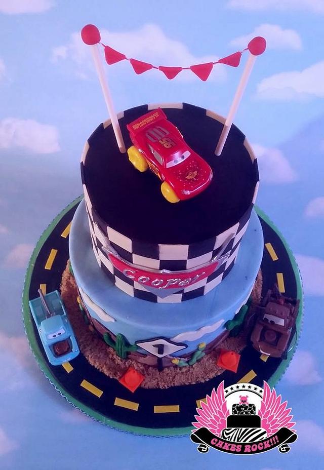 Disney Cars Themed First Birthday Cake - Cake By Cakes - Cakesdecor