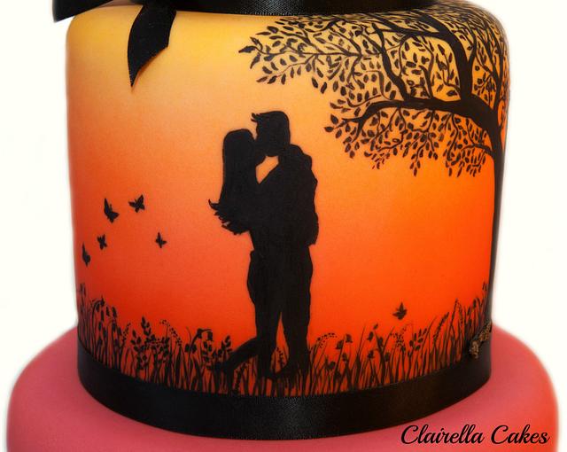 Love Story Wedding Cake Cake By Clairella Cakes Cakesdecor 2885