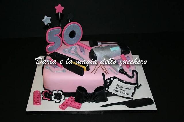 Hairdresser Cake Cake By Daria Albanese Cakesdecor