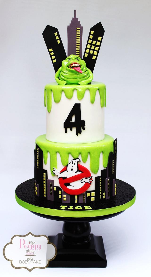 Ghostbusters - Decorated Cake by Peggy Does Cake - CakesDecor