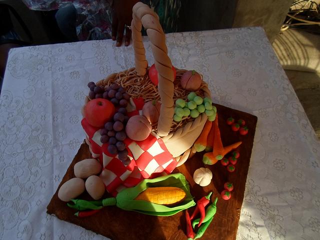 fruits and vegetable basket - Cake by erima ojobo - CakesDecor