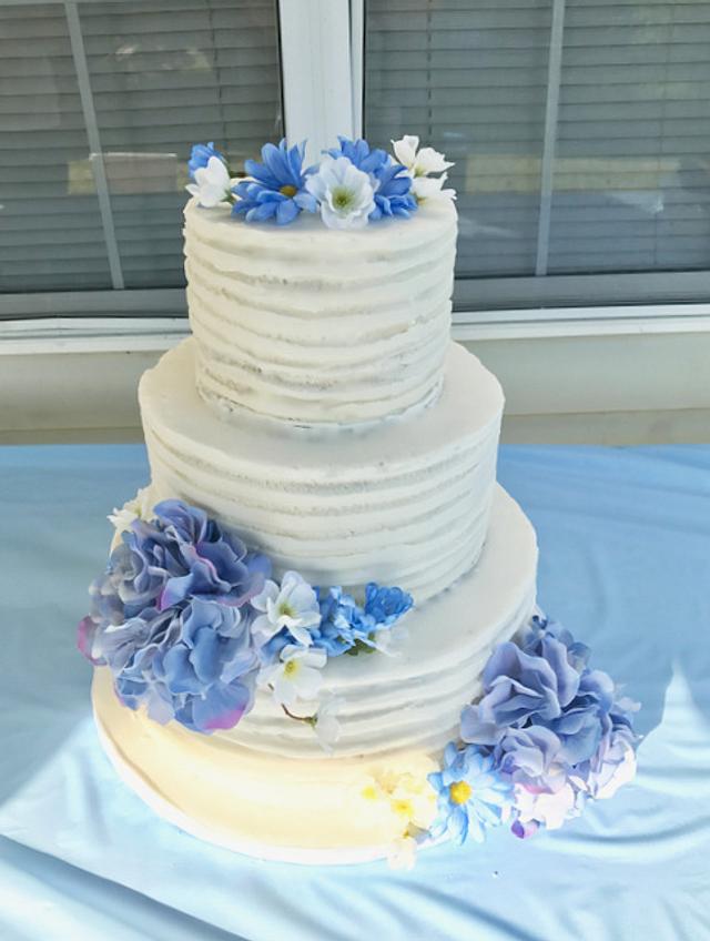 End of Summer Wedding Cake