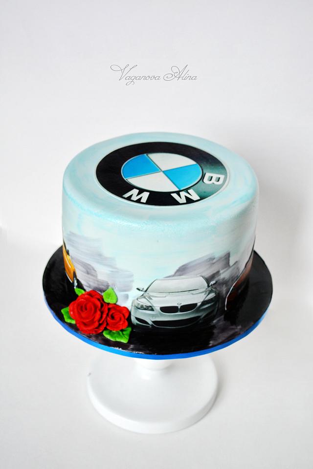 4inch BMW car theme blue man | Baker Yin