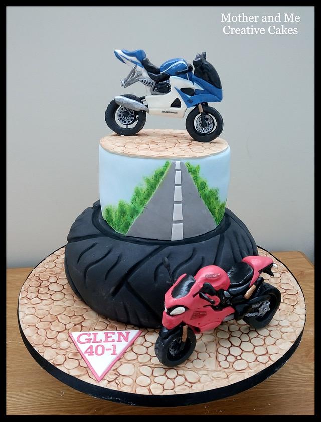 Motorbike Cake 