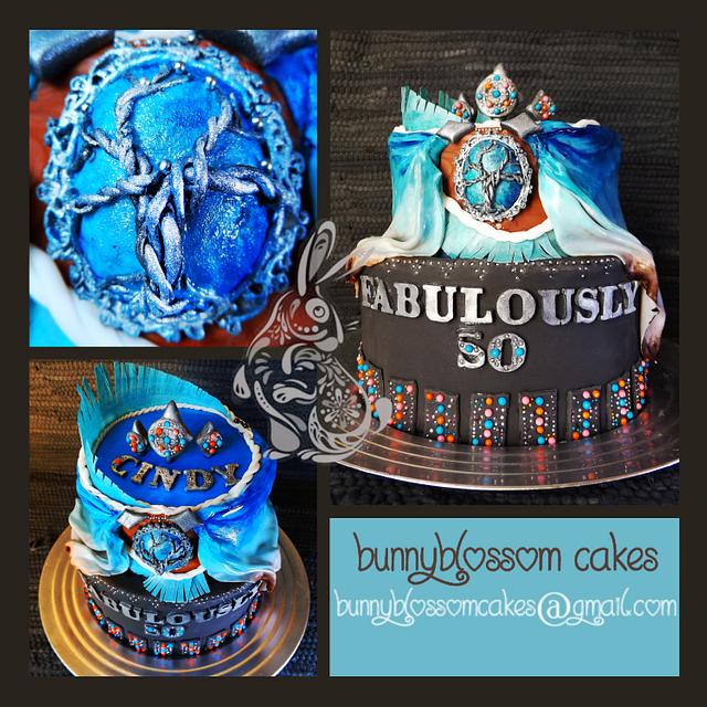 Gypsy cake Decorated Cake by BunnyBlossom CakesDecor