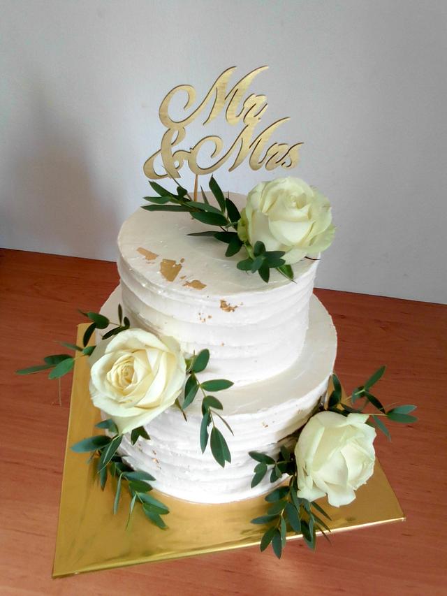 Wedding cake - Decorated Cake by Vebi cakes - CakesDecor