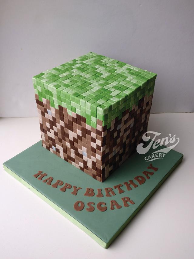 Minecraft cake - Decorated Cake by Jen's Cakery - CakesDecor