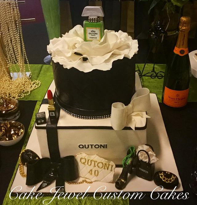 Coco Chanel Inspired Cake Cake By Cake Jewel Cakesdecor