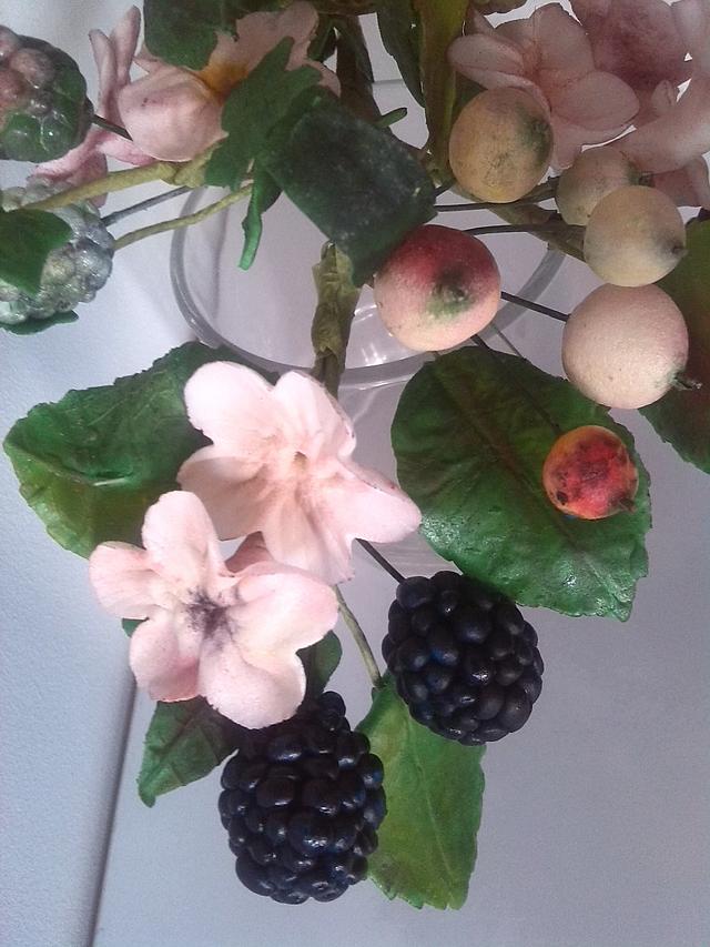 blackberries Decorated Cake by Catalina Anghel CakesDecor