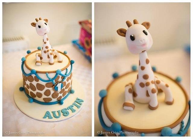 Sophie Giraffe For Austin Cake By Bubba S Cakes Cakesdecor
