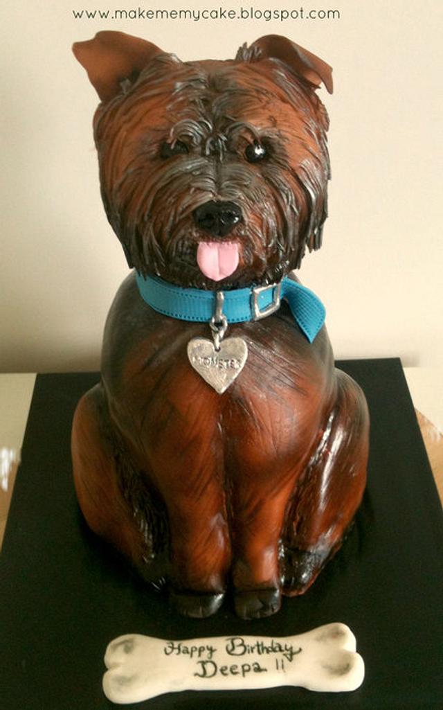 Dog Cake!! Decorated Cake by Eva Salazar CakesDecor