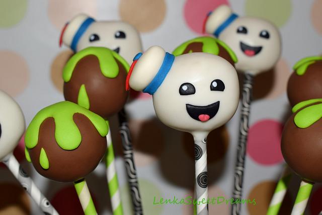 Ghostbusters cakepops.