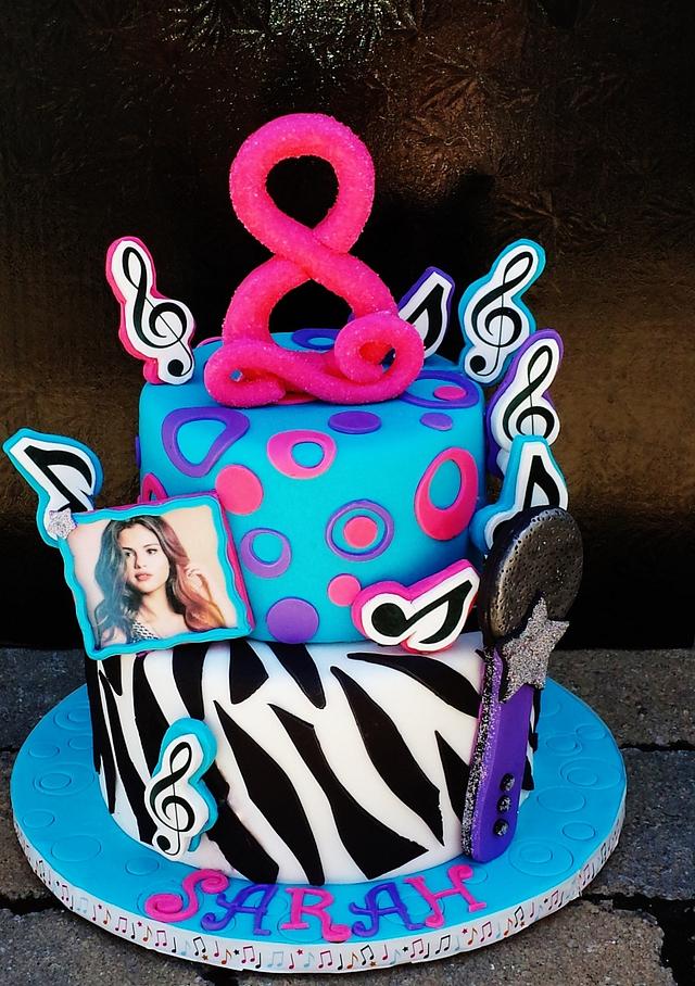Selena Gomez Music Cake