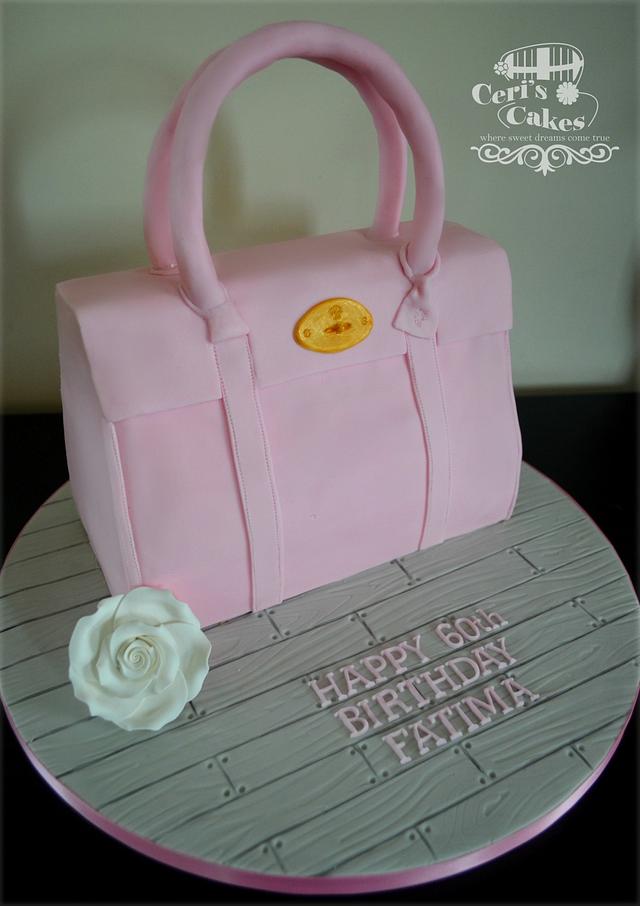 Handbag fondant cake by Rose Mackay