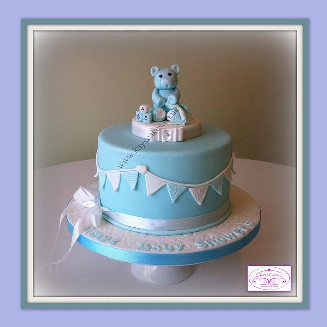 Baby Shower Decorated Cake by Kays Cakes CakesDecor