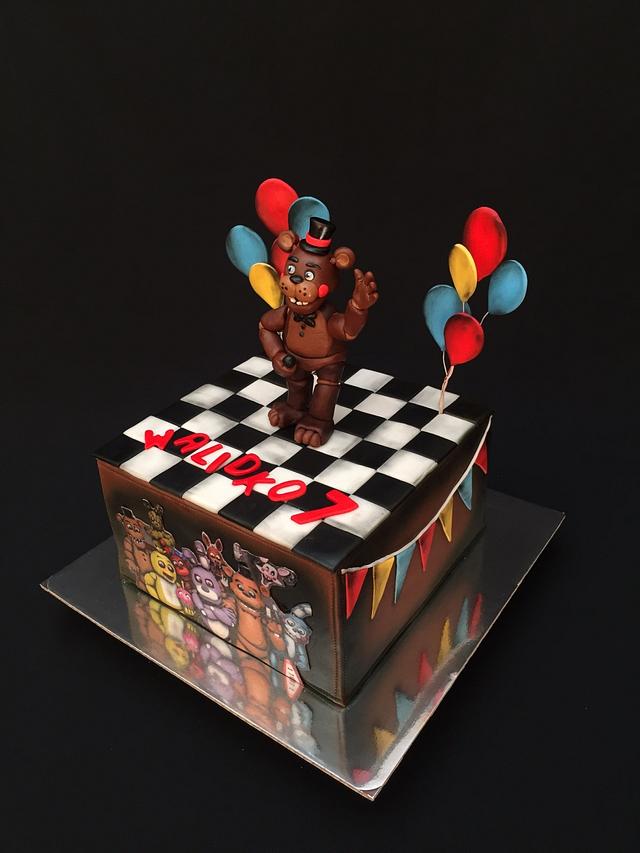 Cake themed Five Nights at Freddy's 2