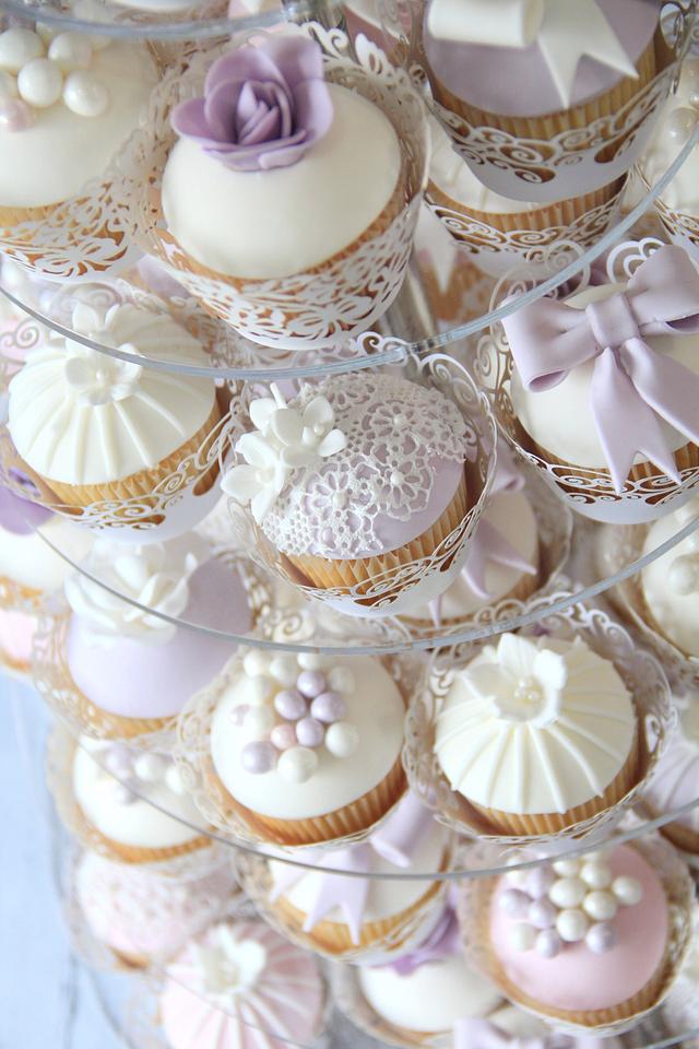 Wedding Cupcakes - Decorated Cake by Cake Addict - CakesDecor