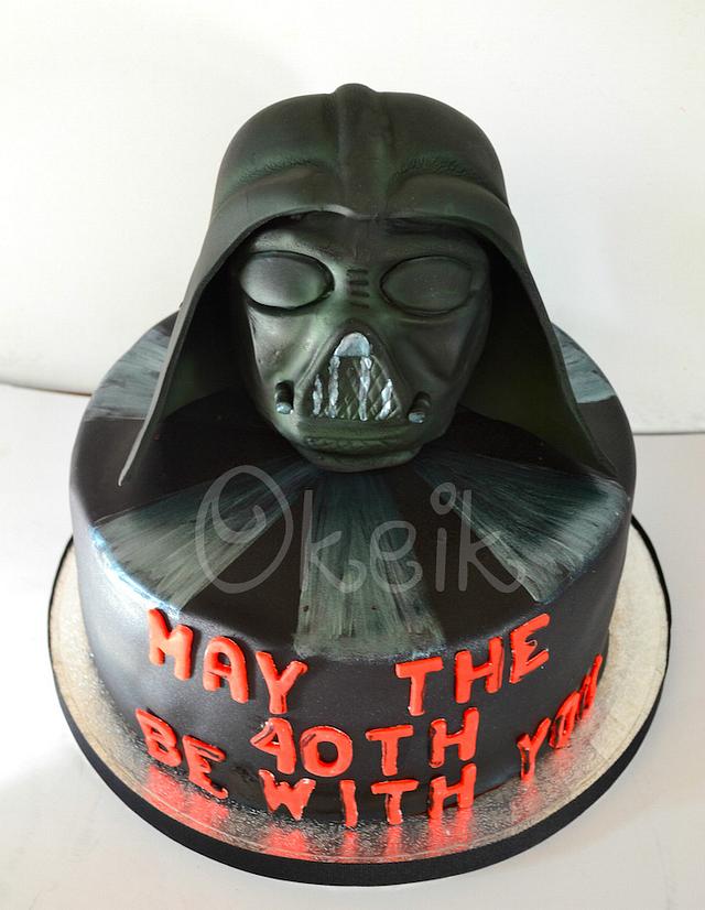 Darth Vader Cake Decorated Cake by Okeik CakesDecor