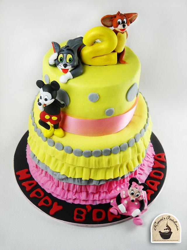 DISNEY THEME CAKE - Decorated Cake by purbaja - CakesDecor