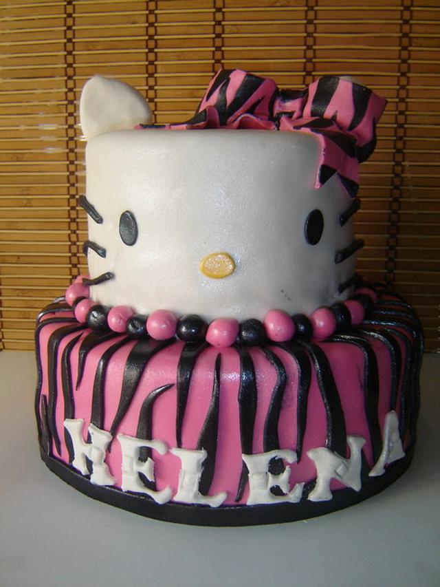 Hello Kitty - Decorated Cake by Katarina - CakesDecor