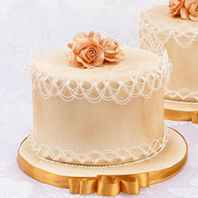 Delicate Oriental StringWork Decorated Cake by Bobbie CakesDecor