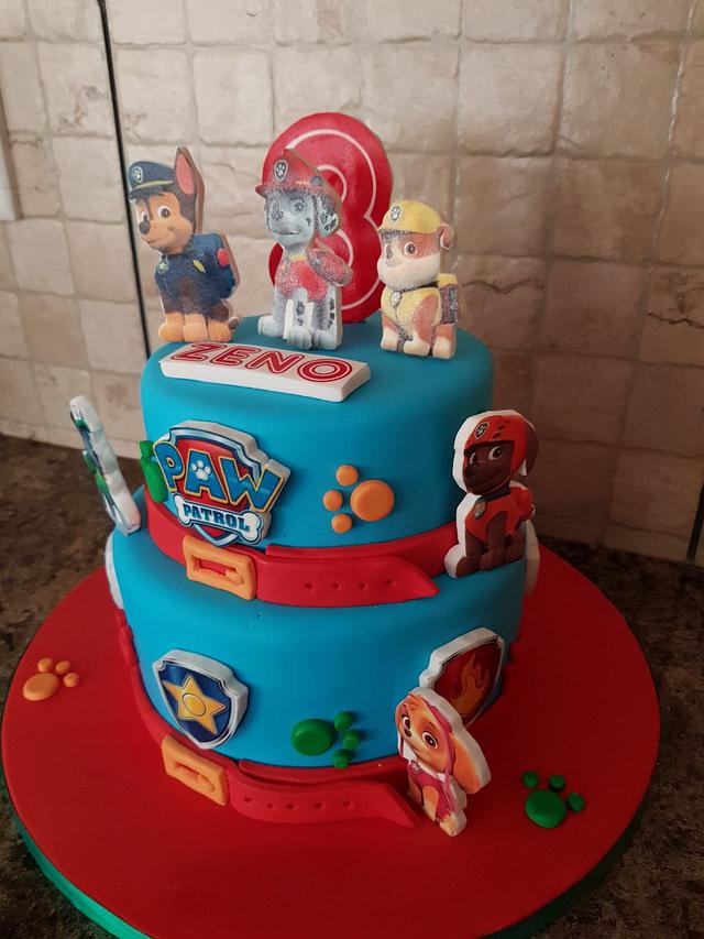 Paw patrol Cake - Decorated Cake by Bijoubakes - CakesDecor