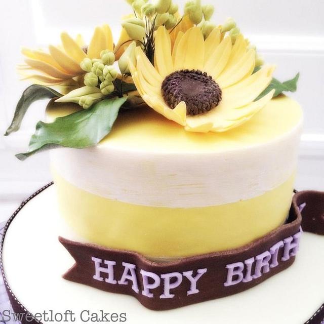 Press Loft | Image of Sunflowers Cake Tin for Press & PR