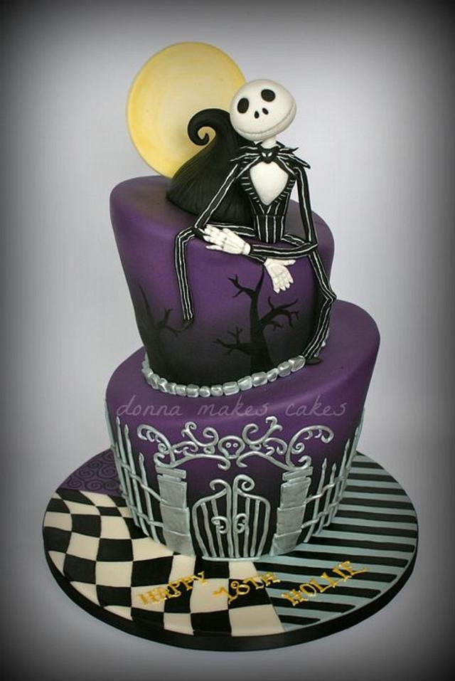 Nightmare Before Christmas Topsy Turvy Cake Cake By CakesDecor