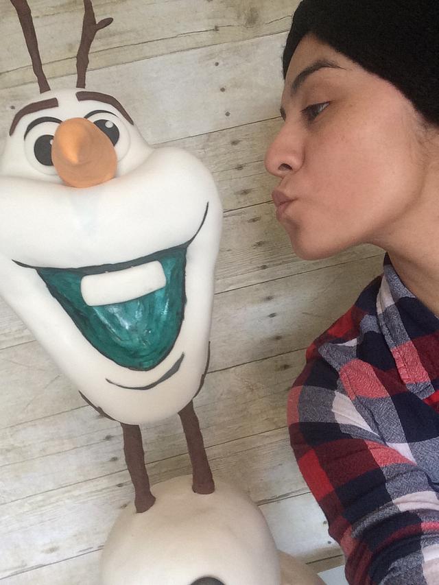 life size olaf teddy